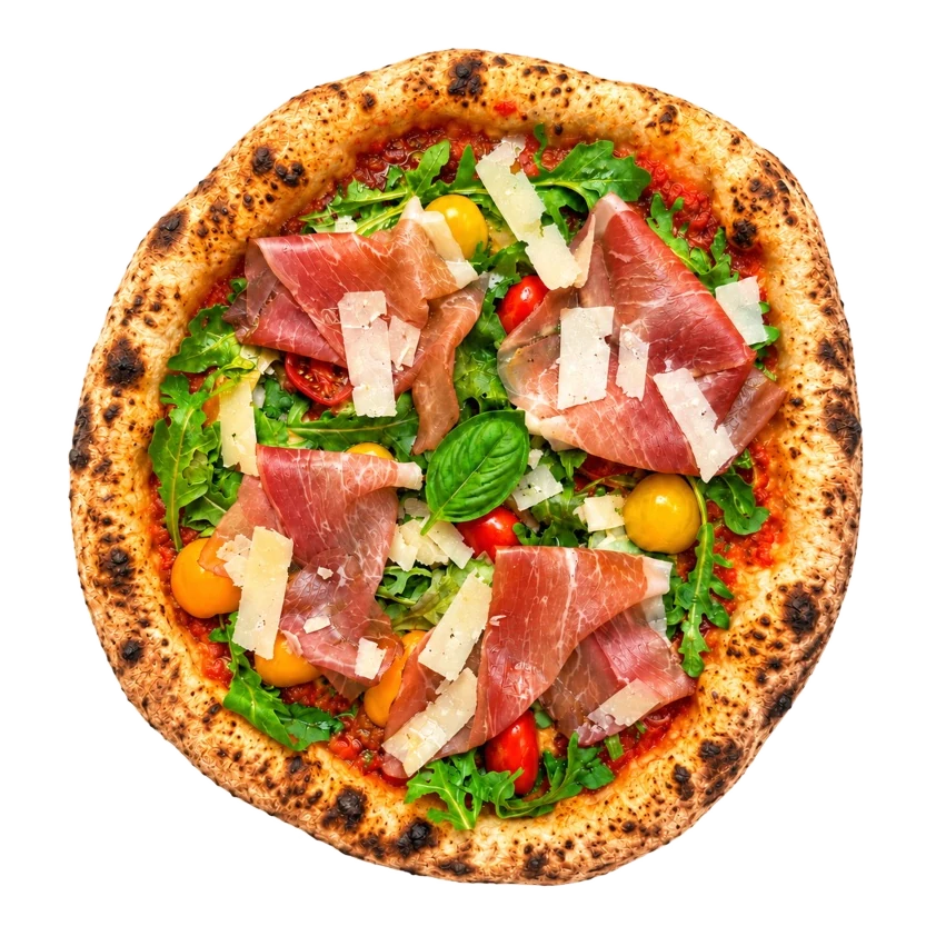 Pizza Prosciutto Crudo mit Rucola